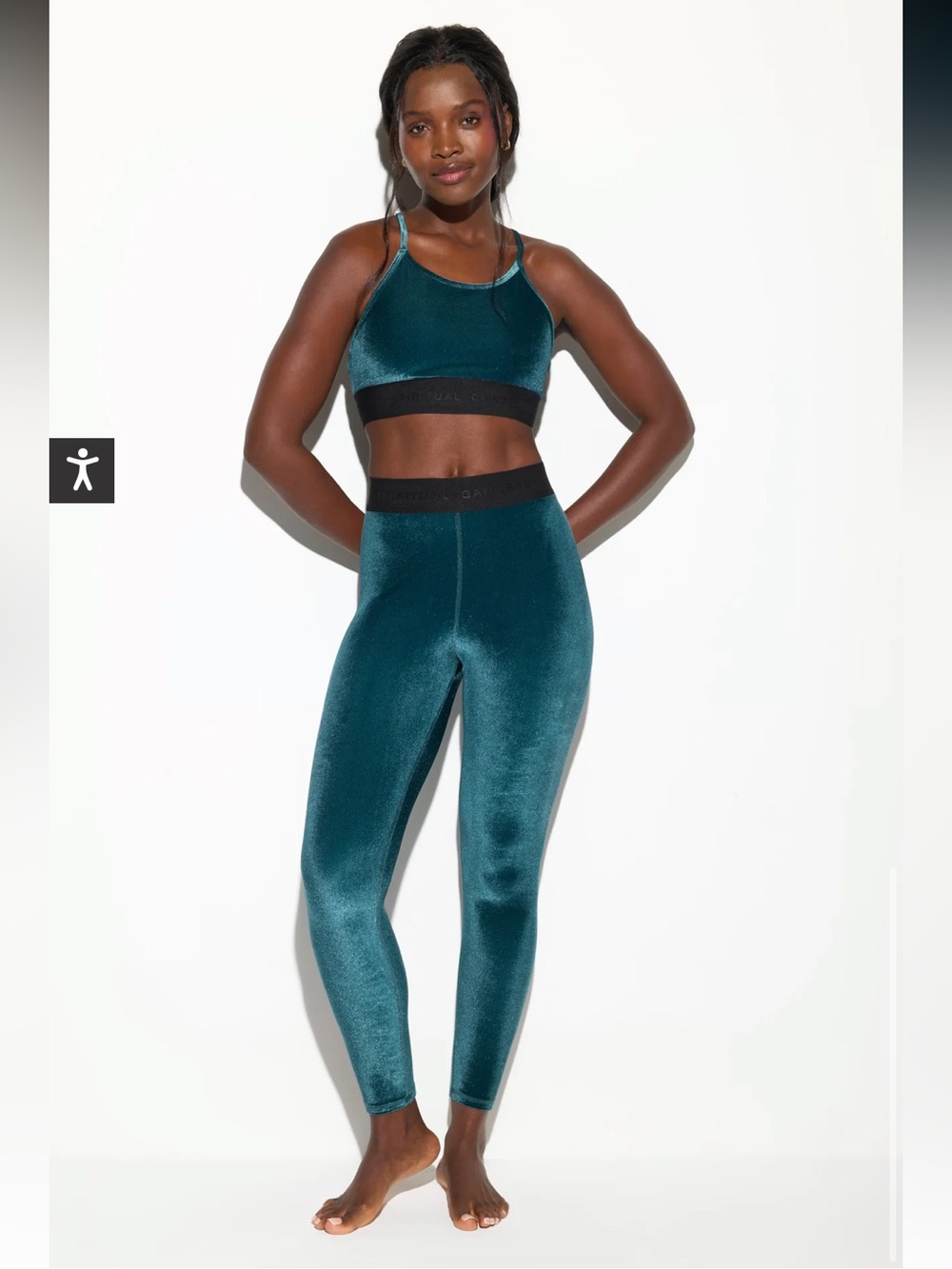 NWT Spiritual Gangster Matching Velour Set